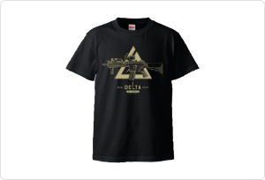 東京マルイ特性Tシャツ デルタカスタム Sサイズ カラー:ブラック